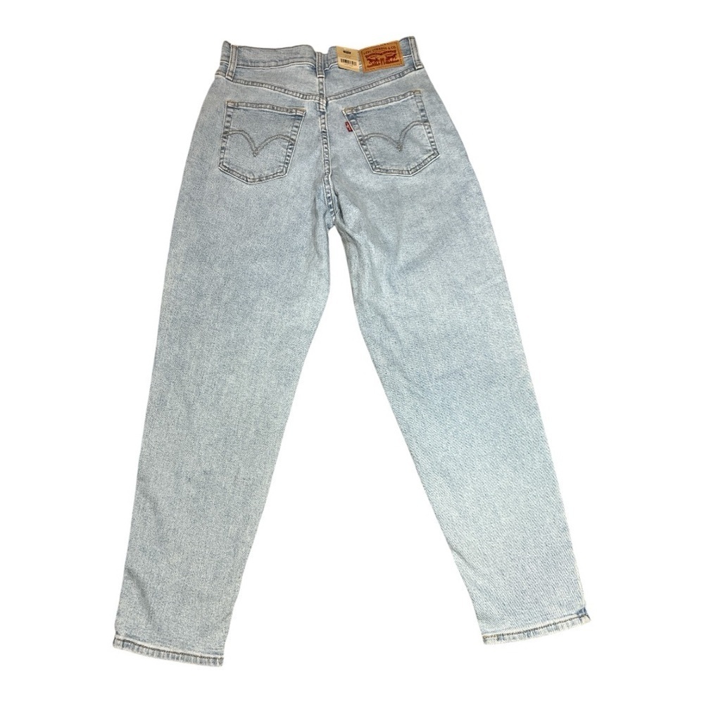 Levi's Light Blue Denim High-Waisted Mom Jeans 27 x 27. NWT - Picture 3 of 12